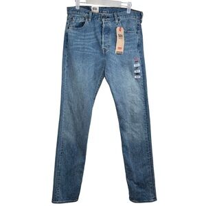 NWT Levi’s Men’s 501 Original Stretch Mid rise straight leg Jeans 30x34